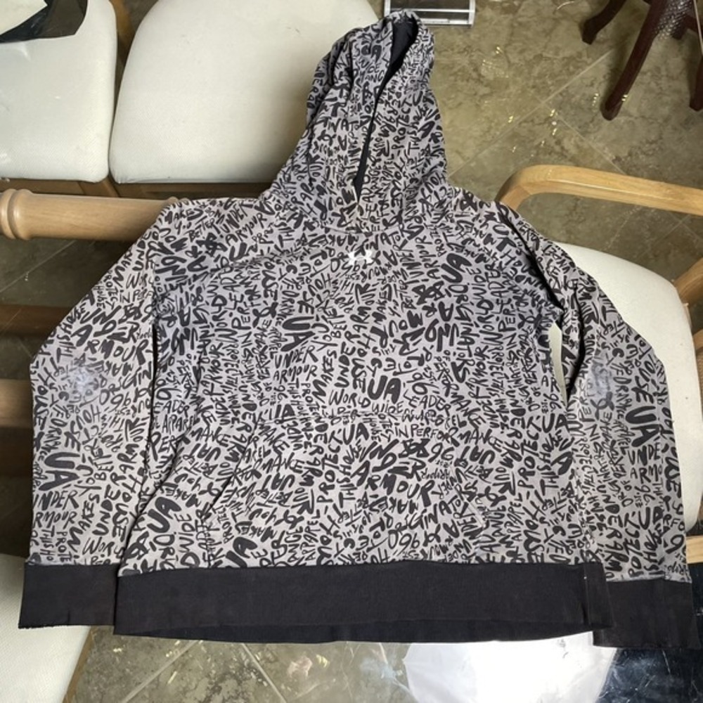 Under Armour Girls'‎ Rival Fleece Printed Hoodie Size YLG
